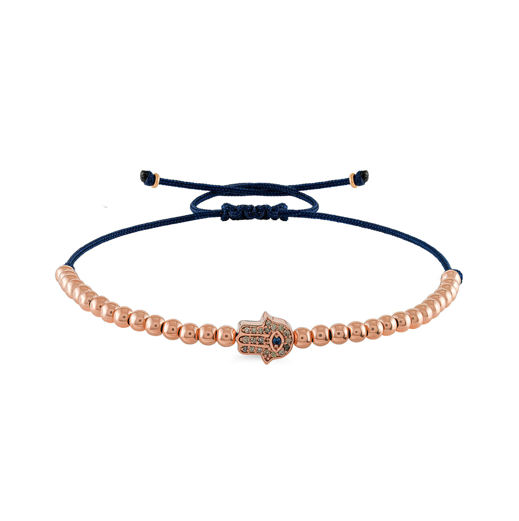 Reversible Hamsa- Beads bracelet