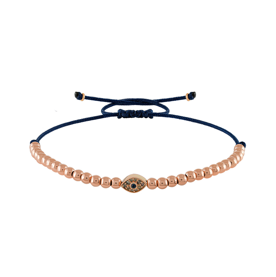 Reversible Evil Eye- Beads bracelet