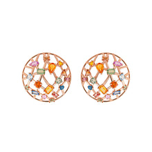 Load image into Gallery viewer, Rainbow Sapphires Earrings
