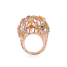 Load image into Gallery viewer, Rainbow Sapphires Ring
