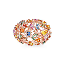 Load image into Gallery viewer, Rainbow Sapphires Ring
