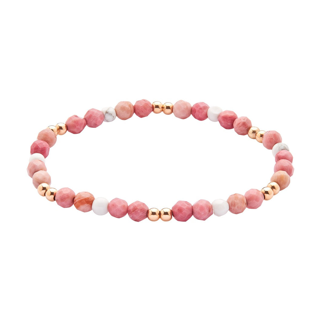Energy bracelet - Pink and White