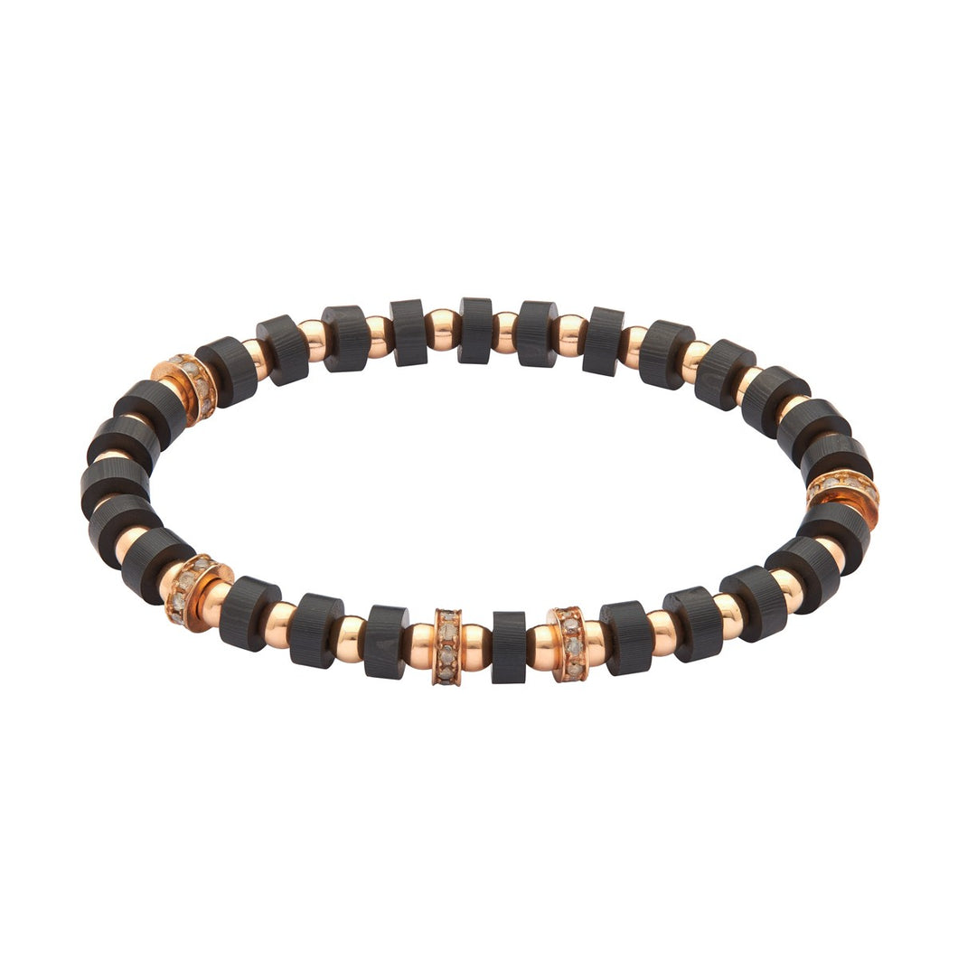 Multistopper Bracelet with Rose Gold and TPTc
