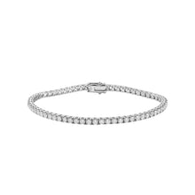 Load image into Gallery viewer, Tennis Bracelet- White gold&amp; white diamonds
