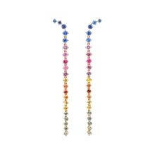 Load image into Gallery viewer, RAINBOW LONG EARRINGS
