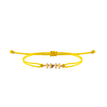 Load image into Gallery viewer, 11:11 mini charm- yellow macrame
