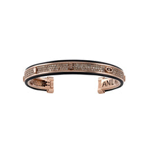 Load image into Gallery viewer, New Protecting Riviere Bangle bracelet- ROSE GOLD&amp; BROWN DIAMONDS
