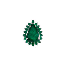 Load image into Gallery viewer, Emerald ring- Black Gold

