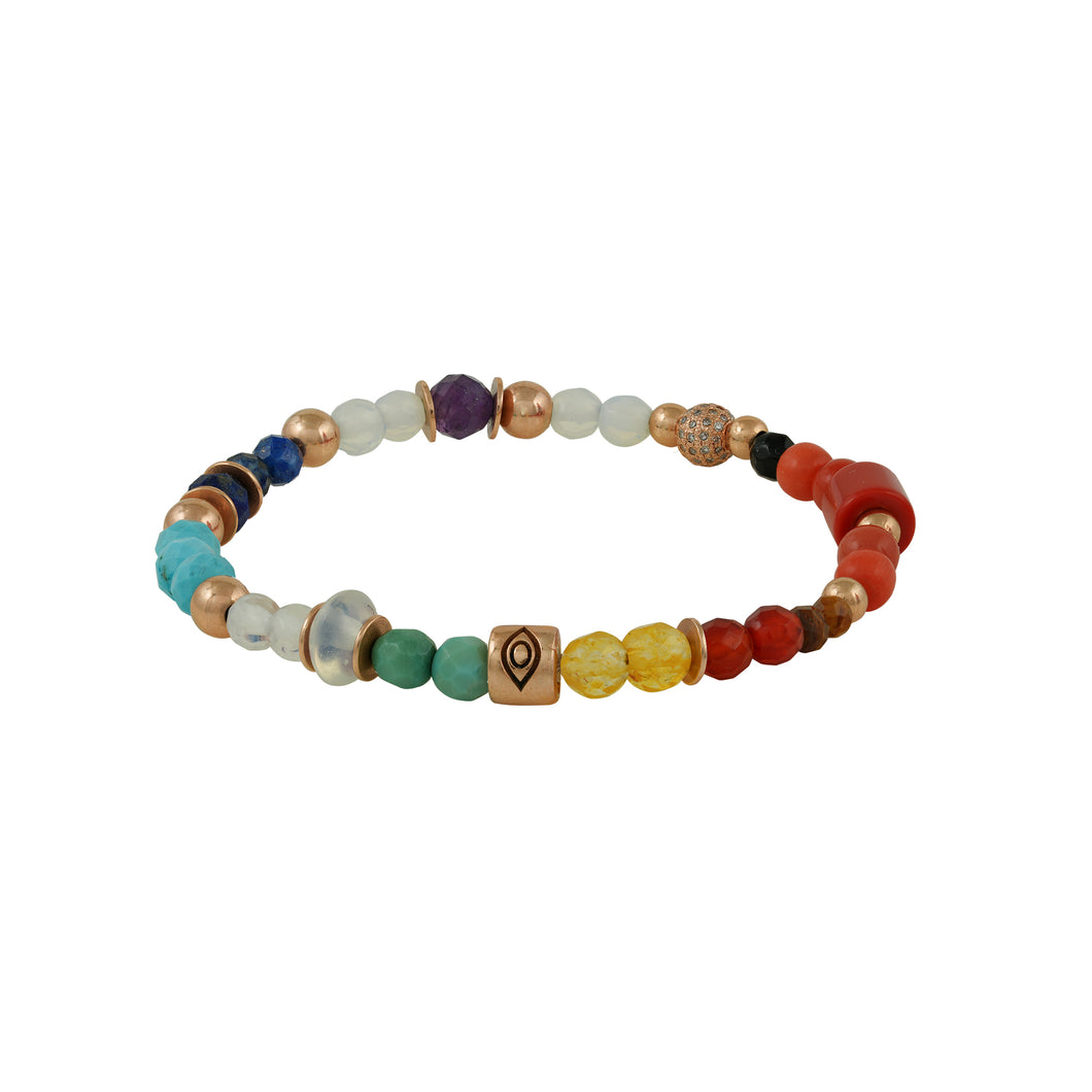 Chakra& Diamonds- Baby bracelet