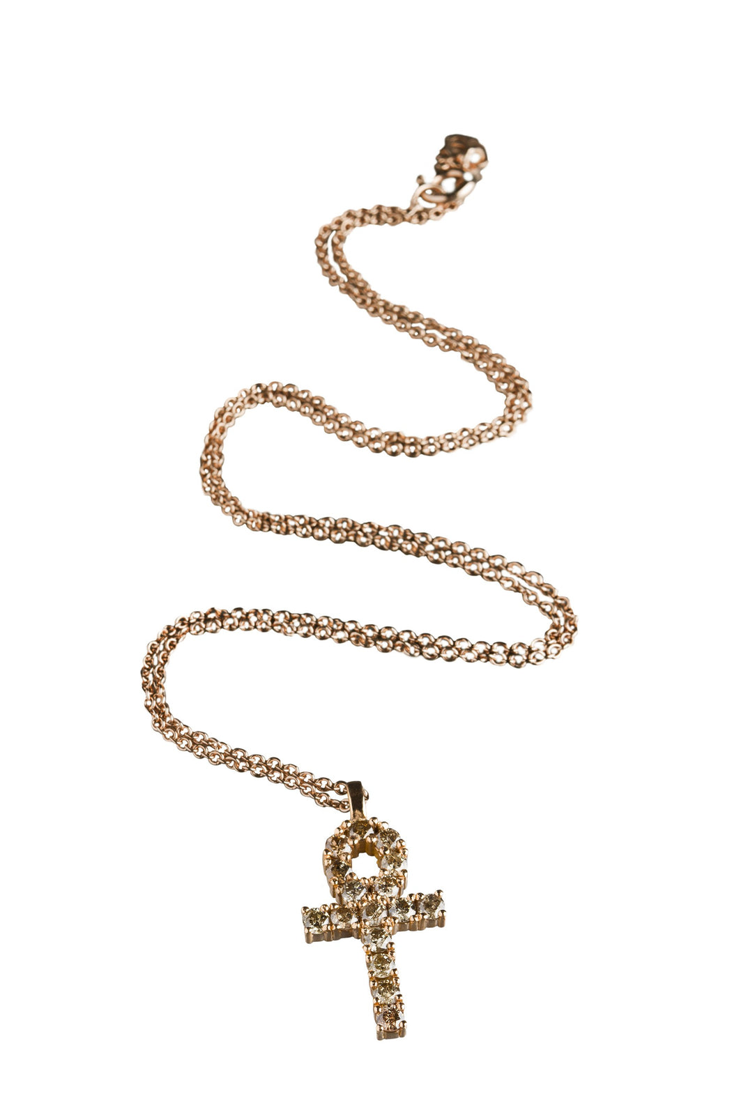Ankh Necklace Rose Gold – Anil Arjandas1