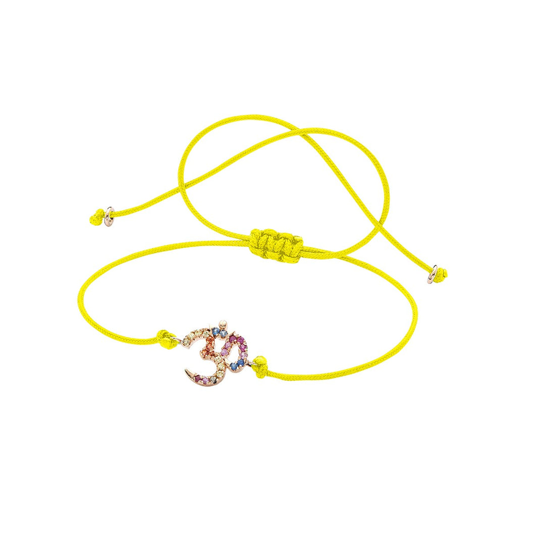 Mini Omm - Rainbow Yellow Cord