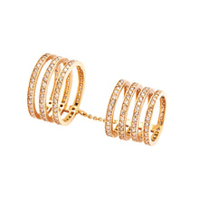 Load image into Gallery viewer, Rose Gold - 7 Hoops
