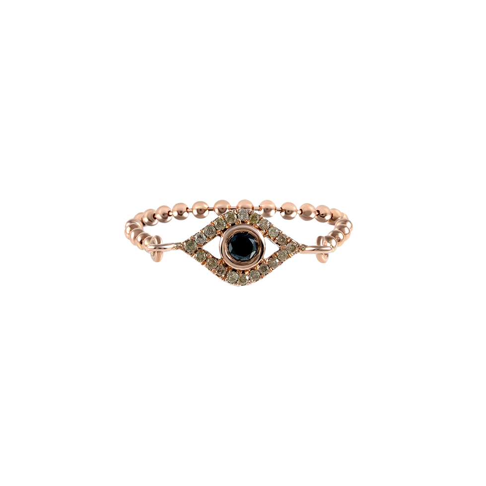 Evil Eye-Chain Ring