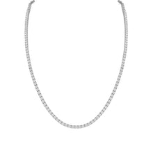 Load image into Gallery viewer, Tennis  necklace- White Gold&amp;White Diamonds
