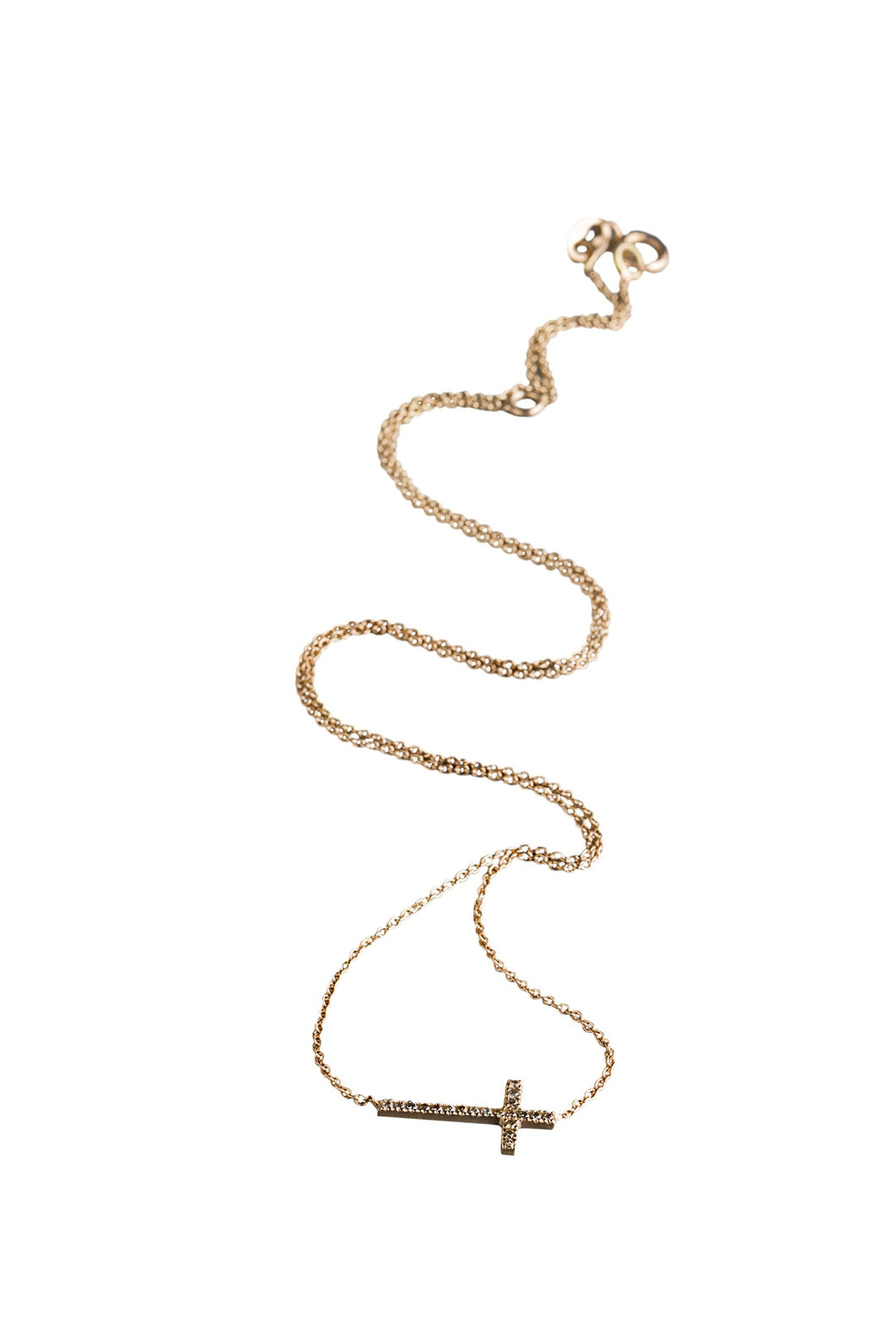 Mini cross Necklace - Rose Gold