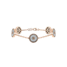 Load image into Gallery viewer, TPT EVIL EYE- ROSE GOLD &amp; DIAMONDS
