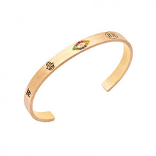 Load image into Gallery viewer, OPEN BANGLE 11:11 ROSE GOLD
